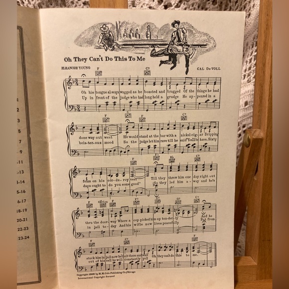 14 Songs of the Plains - Belmont, Copyright 1938 - Sheet Music, Lyrics, Vocal - Picture 6 of 9